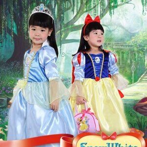 Disney Snow White Princess Reversible Dress – Halloween Costume 6~7T